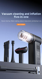 KORVA AirVac Pro 5-in-1 Cordless Car Vacuum + Tire Inflator