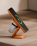 kokogol Qi2.2 Max | 25W Industrial Foldable 3-in-1 Magnetic Wireless Charging Station
