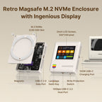 Retro Magnetic M.2 2230 10Gbps SSD NVMe Enclosure