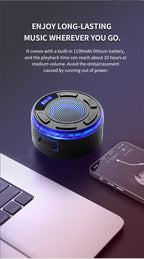 Aquro S3 Ultra – IPX7 Waterproof Shower Speaker with RGB Light & LED Display