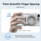 Magnetic Phone Grip with Bluetooth Shutter - Ergonomic Smartphone Camera Handle & Adjustable Stand