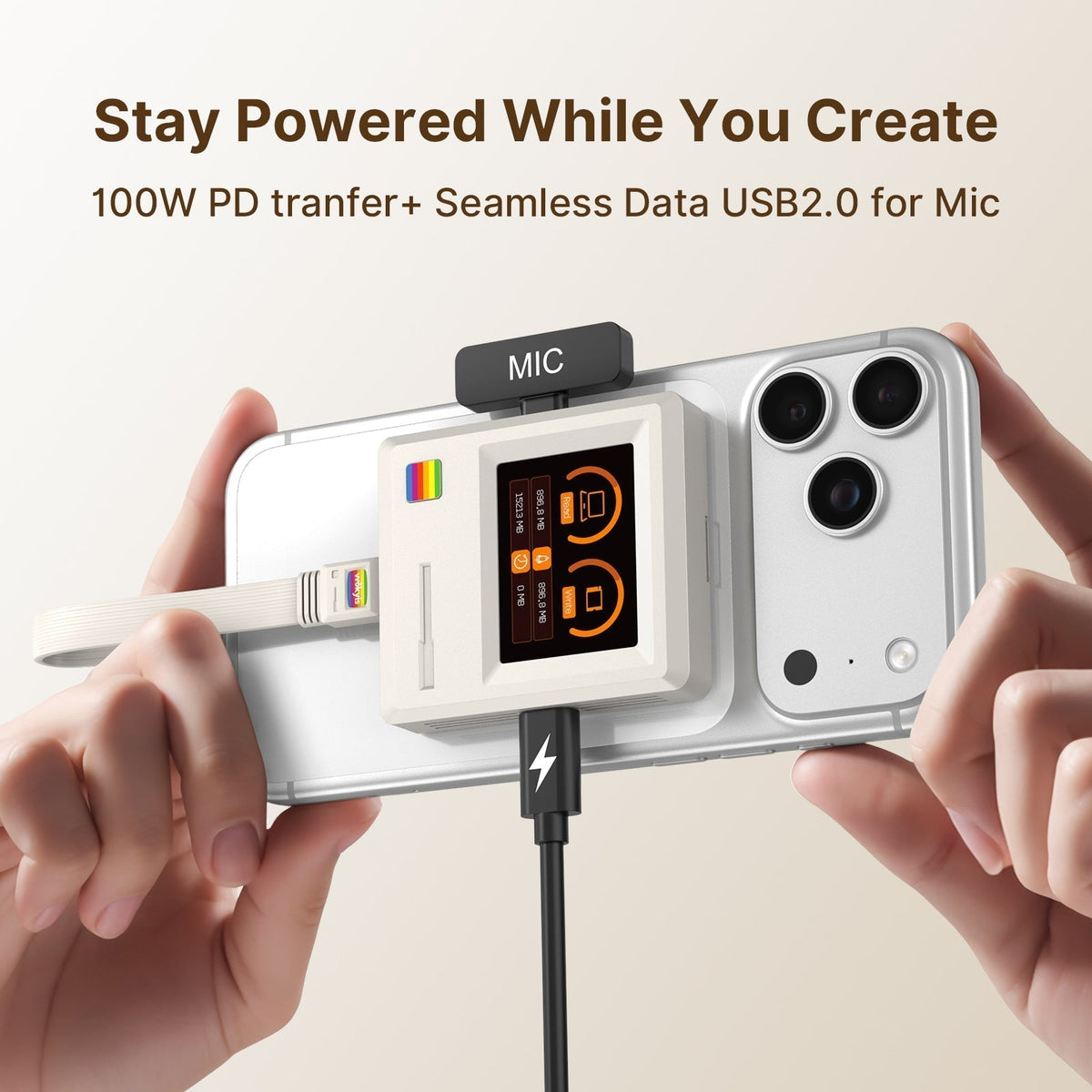 Retro Magnetic M.2 2230 10Gbps SSD NVMe Enclosure