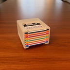 Floppy Disk Coaster Set & Retro Tech Desk Decor