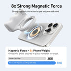 Magnetic Phone Grip with Bluetooth Shutter - Ergonomic Smartphone Camera Handle & Adjustable Stand
