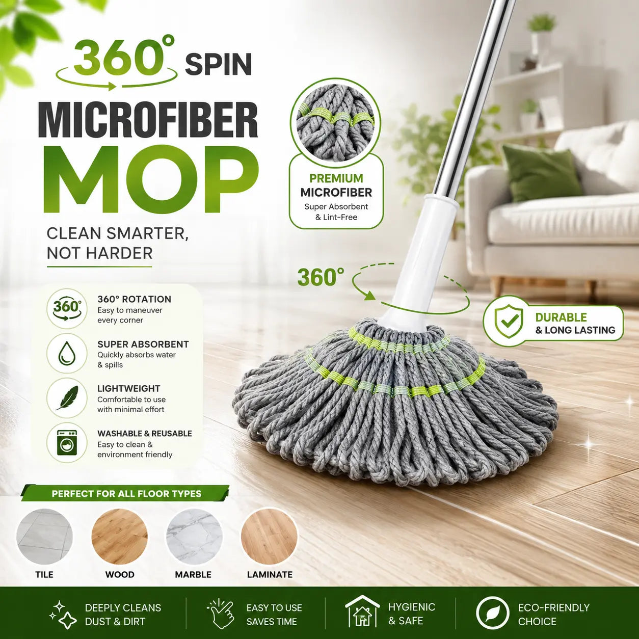 360 Spin Microfabric MOP™