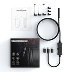 FlexScope Pro – Plug & View Inspection Cam with 5M Bendable Cable and Swappable Tool Tips