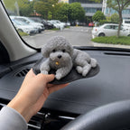 Dashboard Buddy-Squeezable Puppy Toy with mat