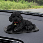 Dashboard Buddy-Squeezable Puppy Toy with mat
