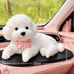 Dashboard Buddy-Squeezable Puppy Toy with mat