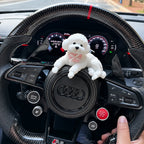 Dashboard Buddy-Squeezable Puppy Toy with mat