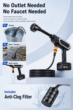 AquaJet Cordless High-Pressure Washer Kit with 7500mAh Battery
