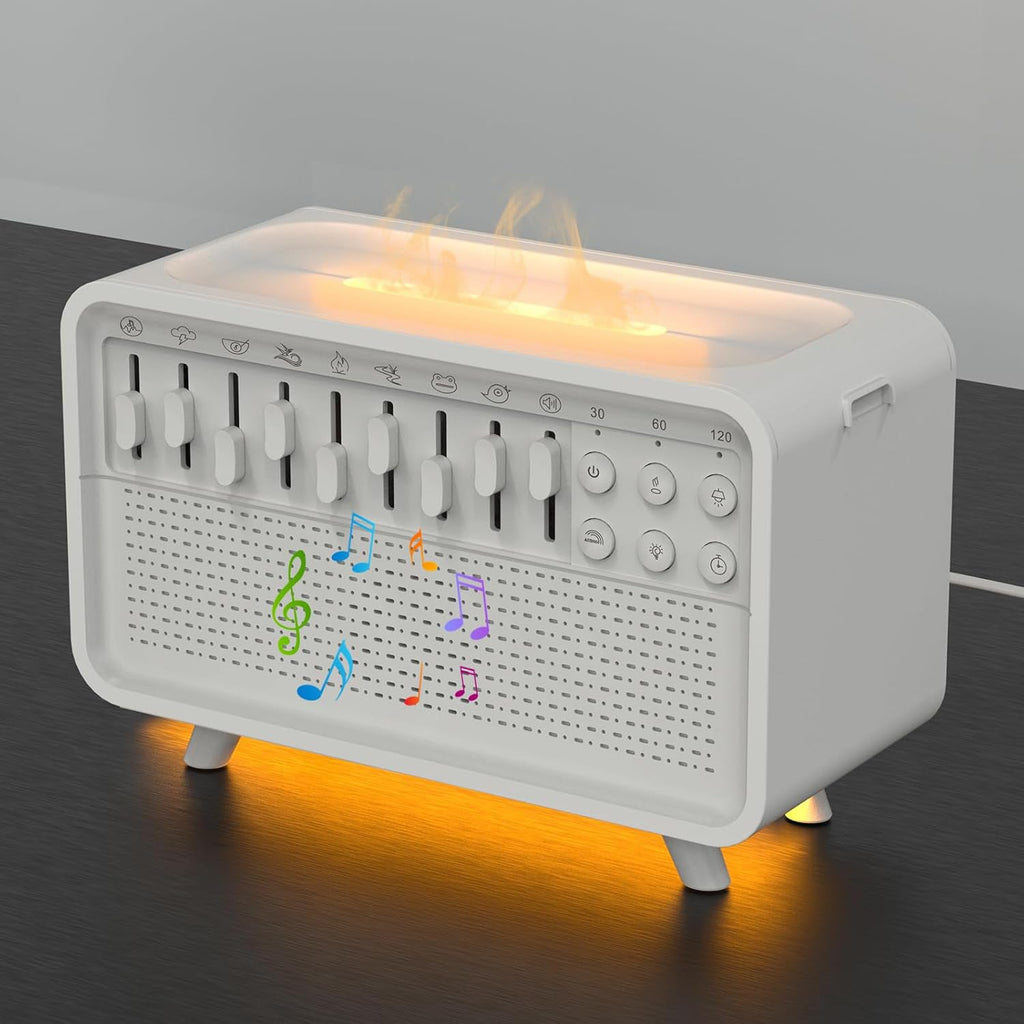 DreamMix Pro – White Noise Sound Machine with Scented Mist & Night Light