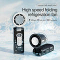 IceRush Turbo – Handheld Fan with Instant Cooling Plate & LED Light
