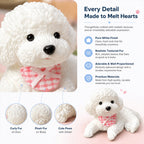 Dashboard Buddy-Squeezable Puppy Toy with mat