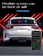 GlowPanel X – Programmable Car LED Display with Smart Remote Control