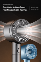 TurboFlow 5-Mode Filtered Showerhead with 5 Filter Cartridges