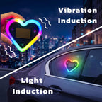 LumiHeart RGB Wireless Car Window Light With Smart Lighting