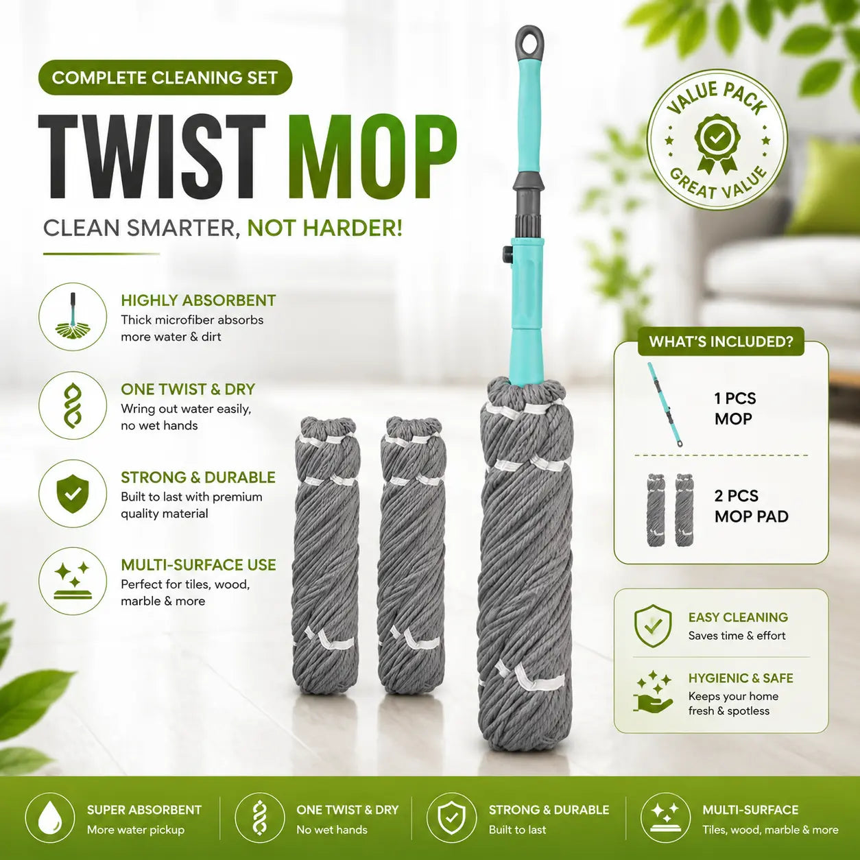 360 Spin Microfabric MOP™