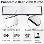 SnapView Panoramic Clip-On Rearview Mirror
