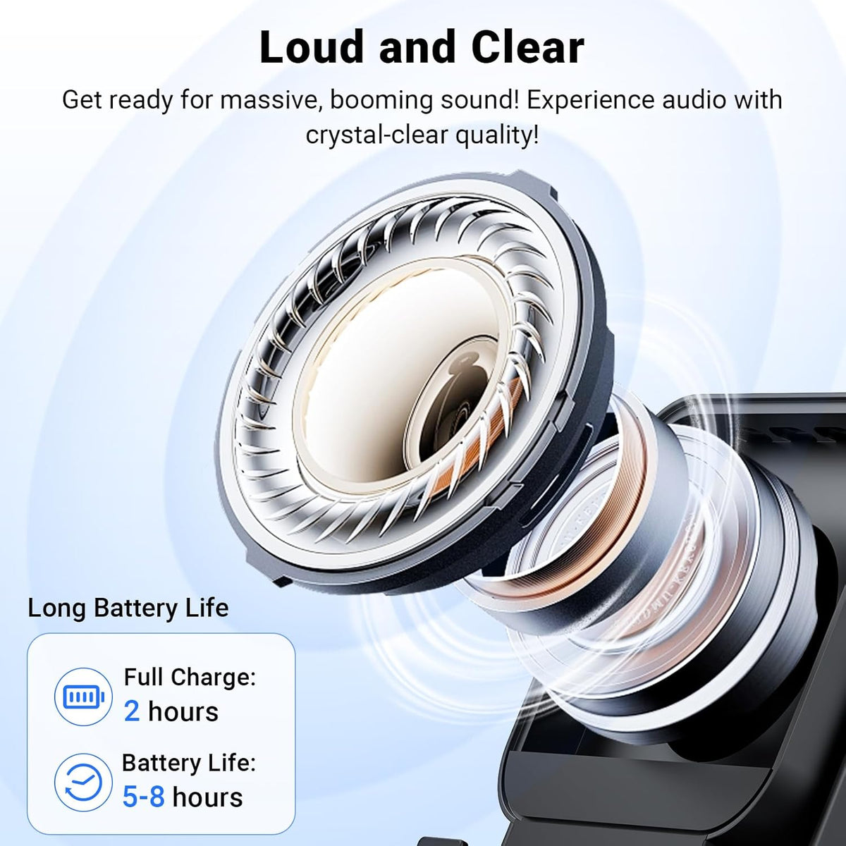 5-in-1 Induction Phone Speaker Stand