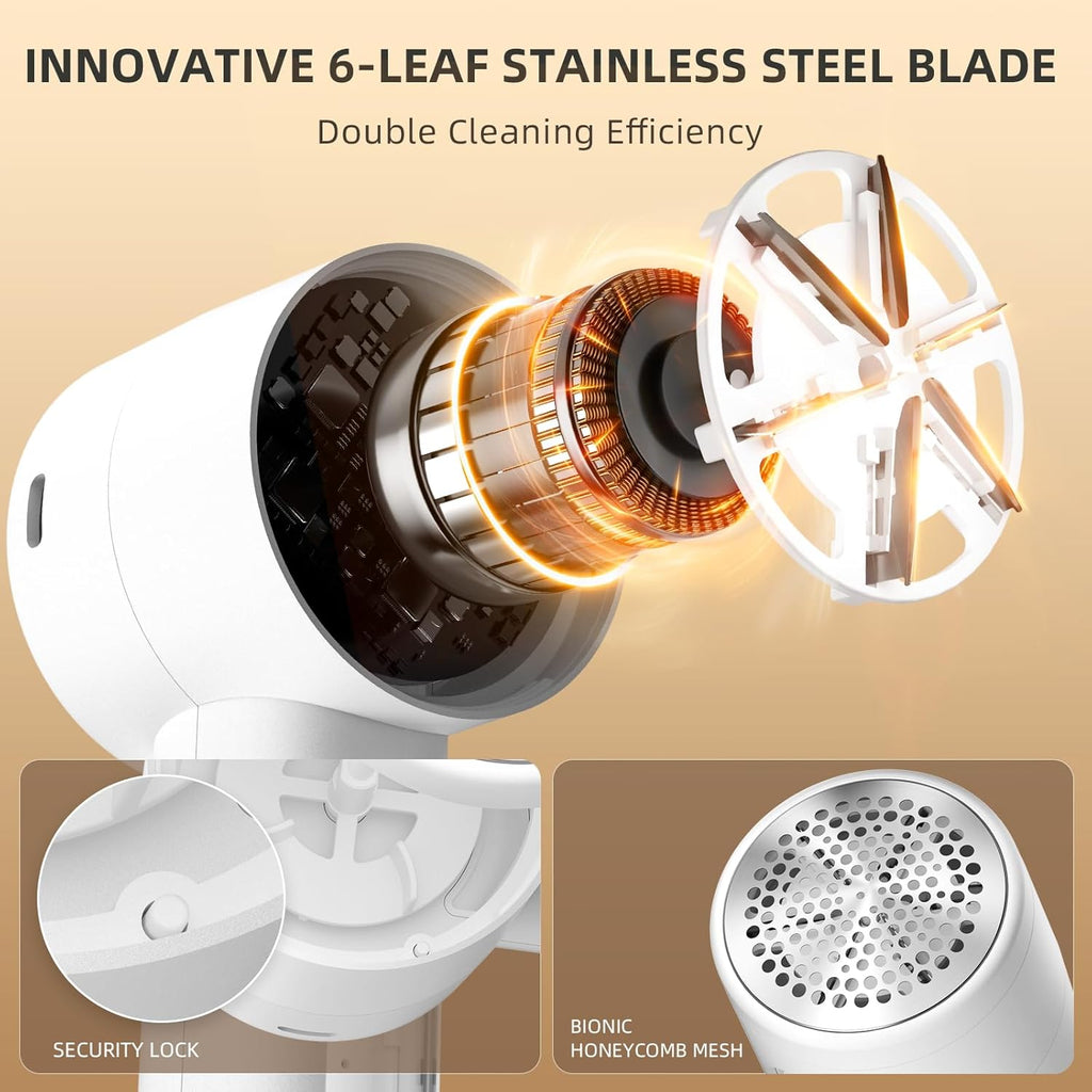ReNewa – Rechargeable Fabric Shaver with LED Display