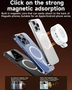 SnapLite Pro – CRI 95+ Magnetic 3-in-1 Selfie Light with Mirror
