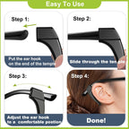 10-Pack GripLock Comfort Ear Hooks — Anti-Slip Silicone Eyeglass Grips