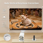VistaCast Mini 210° Smart Projector with Extra Large-Screen Display