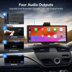 Carvera Smart 10.26" CarPlay & 4K Dual-Dash Cam System