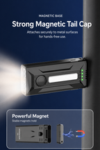 High-Performance Clip-On EDC Flashlight with Magnetic Base