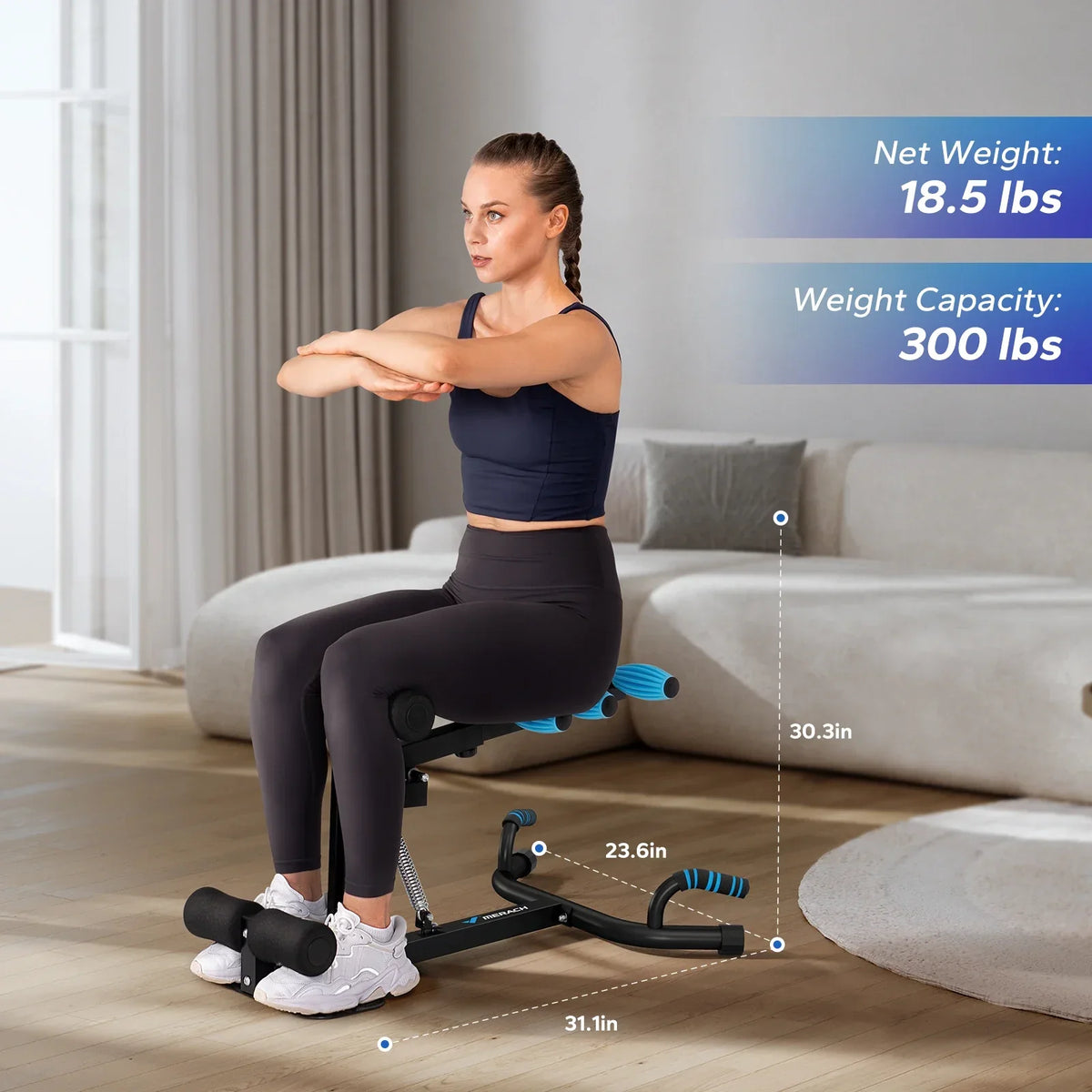 Merach 2417 3 In 1 Multifunctional Deep Squat Machine
