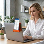 Ultra-Slim Foldable Phone Stand – Universal Adjustable Silicone Cradle for Desk & Travel