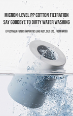 1080° Rotating Faucet Extender with Upward Facial Mist, 4 Water Modes & Built-In Filter