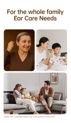 10MP HD Ear Cleaner Kit with Precision Tweezers & Silicone Scoop
