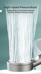 HydroBoost High Pressure 5-Mode Filtered Shower Head