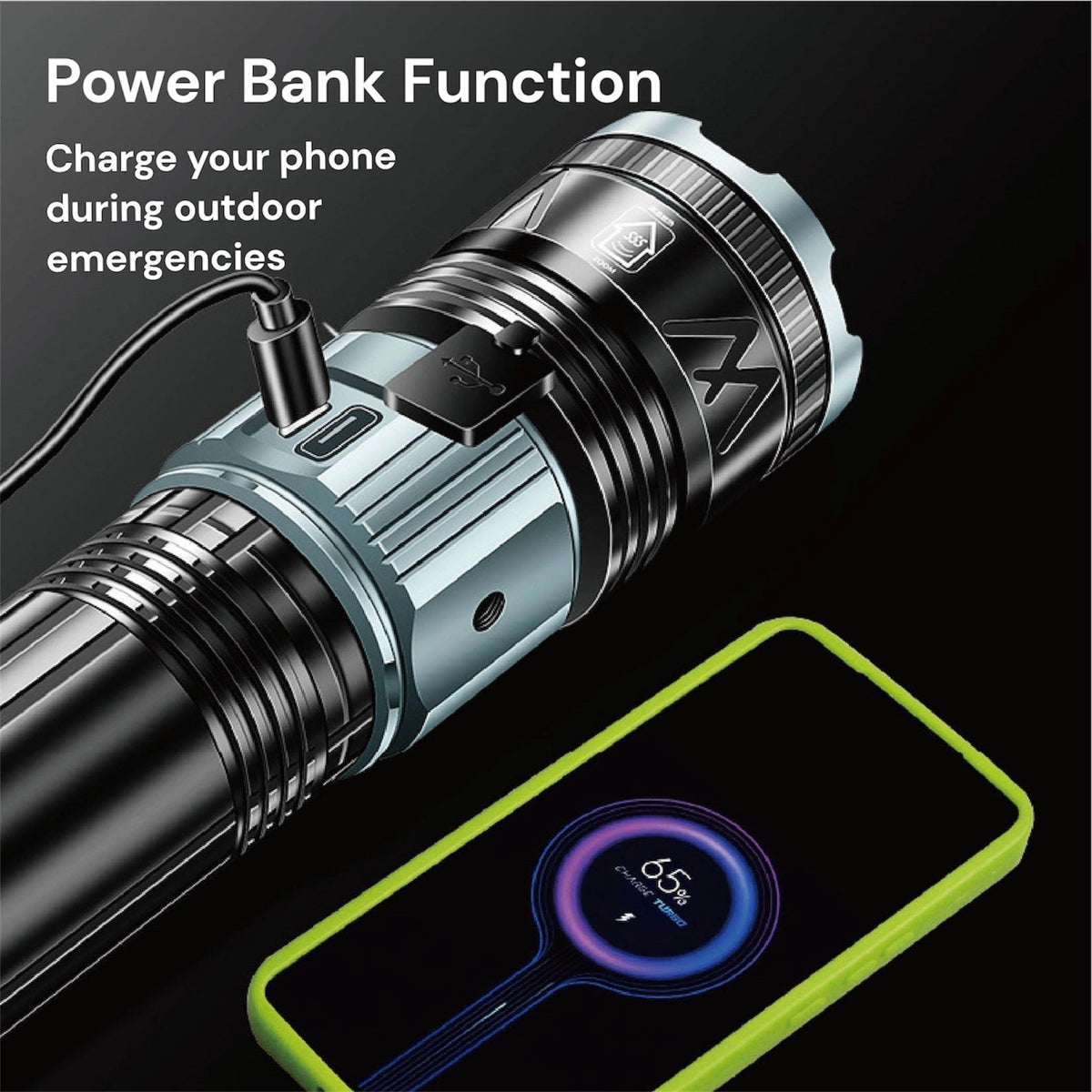 TorchMaster X9 Multi-Mode Tactical Flashlight
