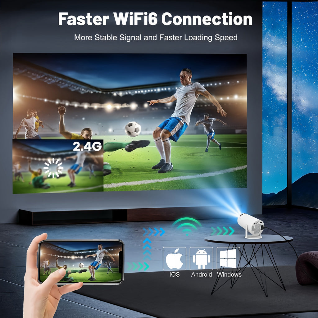 PocketBeam Smart 180° Projector