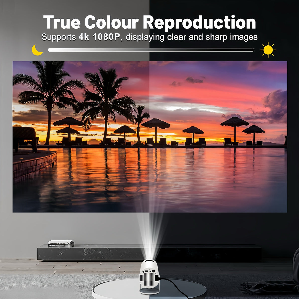 PocketBeam Smart 180° Projector