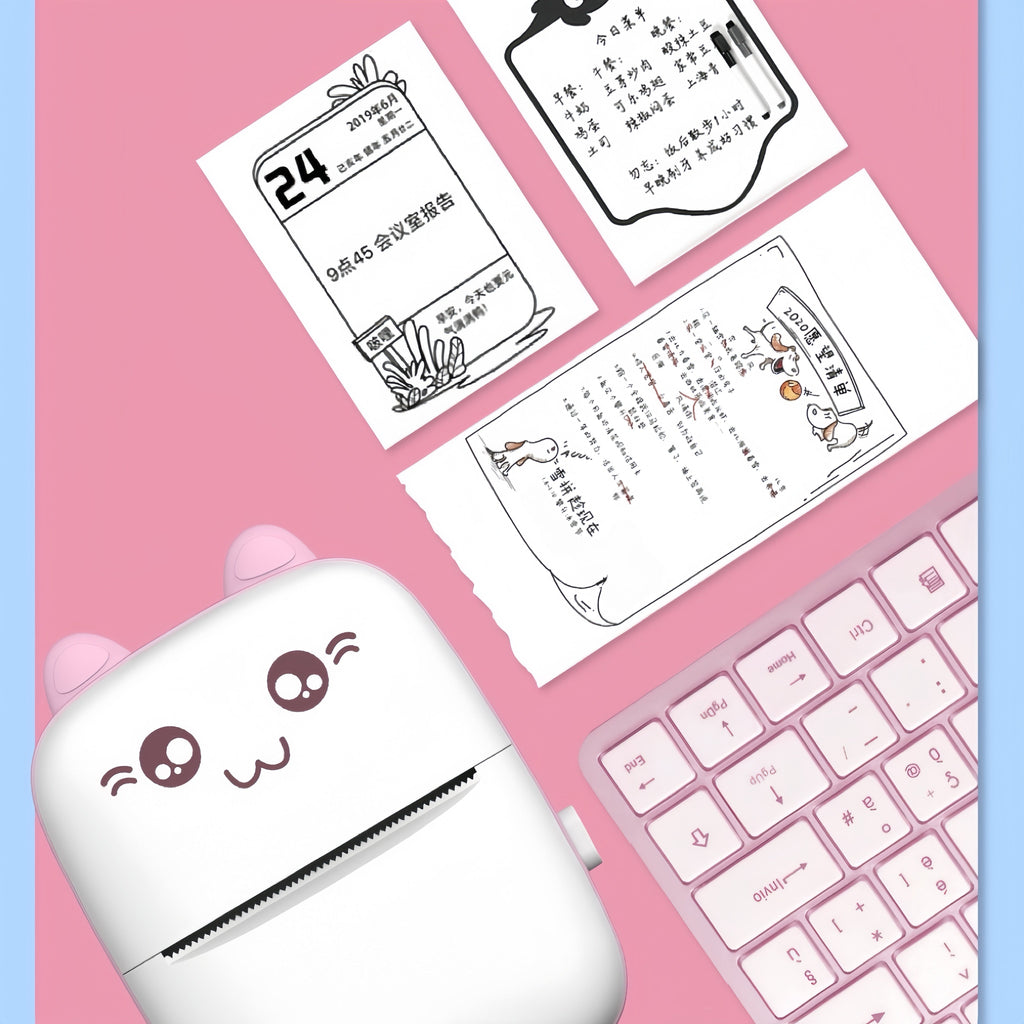 Mini Bluetooth Thermal Printer – Fun & Easy Wireless Printing