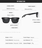 KDEAM Unisex Polarized Anti-Glare Outdoor Sunglasses with UV400 Protection
