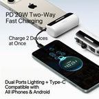 PowerCapsule 5000 — Ultra-Compact All-in-One Emergency Power Bank (Lightning / Type-C)