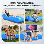 AeroLounge Go – Compact Pump-Free Inflatable Lounger