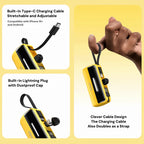 PowerCapsule 5000 — Ultra-Compact All-in-One Emergency Power Bank (Lightning / Type-C)