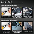 CrashEscape Mini – Emergency Window Breaker & Seatbelt Cutter