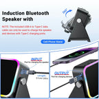5-in-1 Induction Phone Speaker Stand