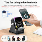 5-in-1 Induction Phone Speaker Stand