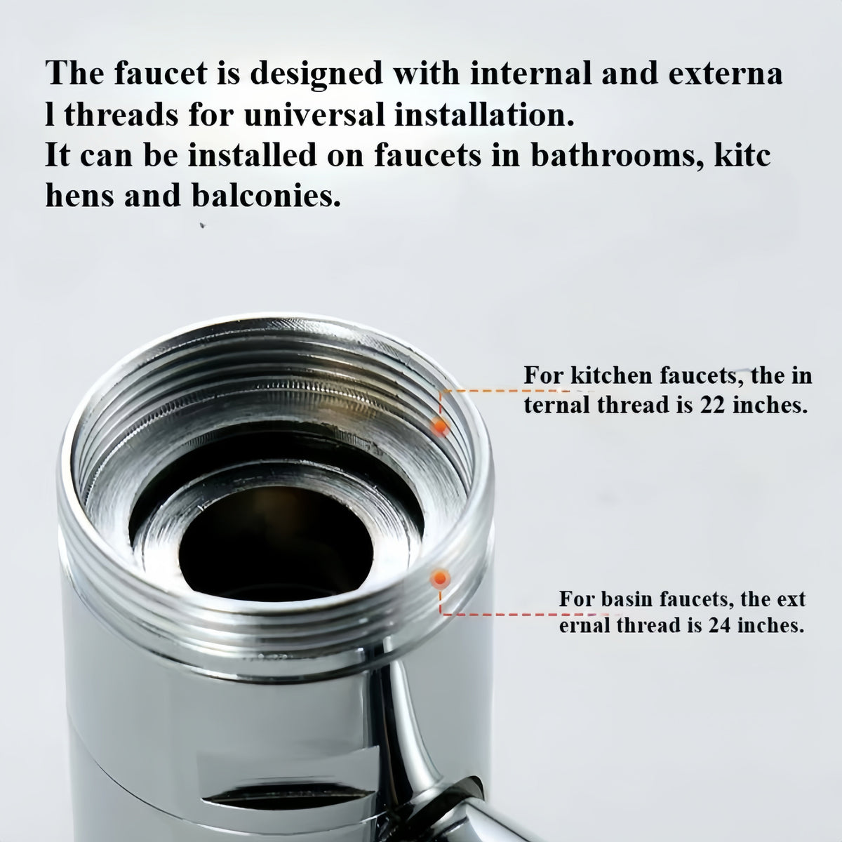 FlexiFlow 1080° Rotating Faucet Extender