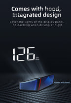 DriveSight GPS HUD Speedometer — Windshield Speed Projection Display