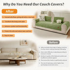 Anti-Slip Chenille Sofa Cover — Non-Slip, Pet-Friendly Couch & Cushion Protector, All Seasons