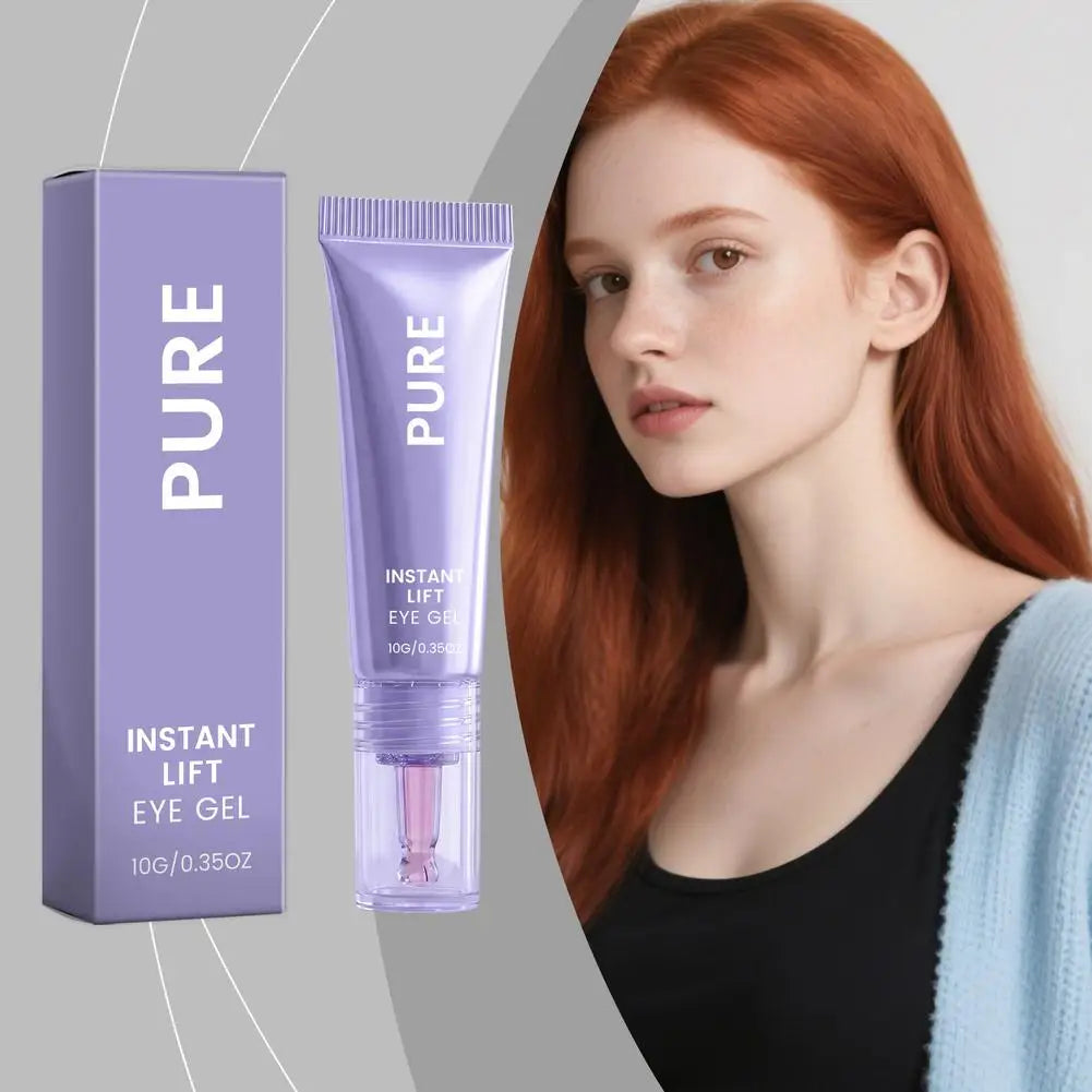 PURE Instant Lifting Eye Cream Gel - Collagen Firming Anti Dark Circles Remove Eye Bags Wrinkle Care Eye Massager Skincare